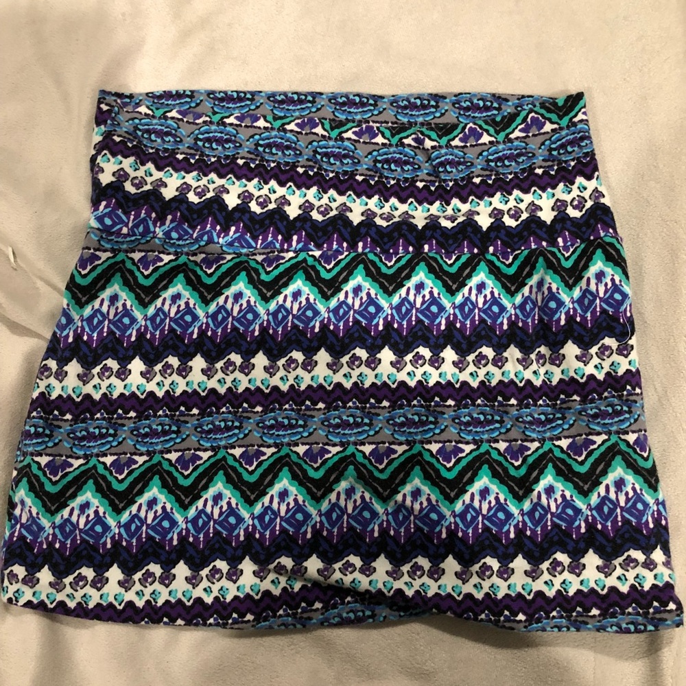 Colorful mini skirt